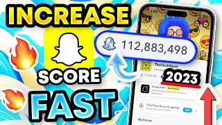 Increase Snapchat Score FAST 2023 (112,000,000+ SNAP SCORE) iPhone (iOS) / Android - EASY 100% WORKS screenshot 1