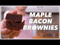 Maple Bacon Brownies Recipe - Glen And Friends Cooking