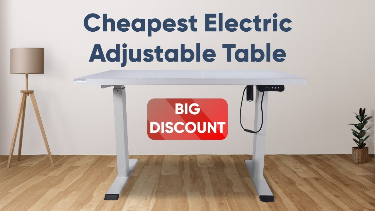 Cheapest Height Adjustable Smart Table Standing Desk MULTIWOOD