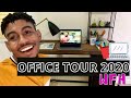 SETTING UP MY HOME OFFICE + TOUR | RUSHCAM