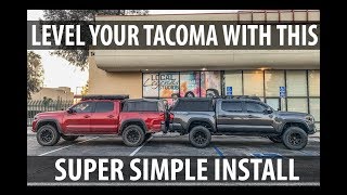HOW TO INSTALL ADD A LEAF KIT ON A 2016+ TACOMA | BILSTIEN 5100 & 5160 HOW TO LEVEL
