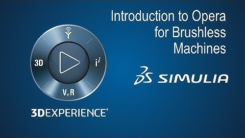 Short Introduction to Opera for BLDC Machines