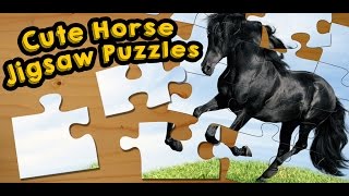 Horse Jigsaw Puzzles Game for Kids - App Gameplay Video screenshot 3