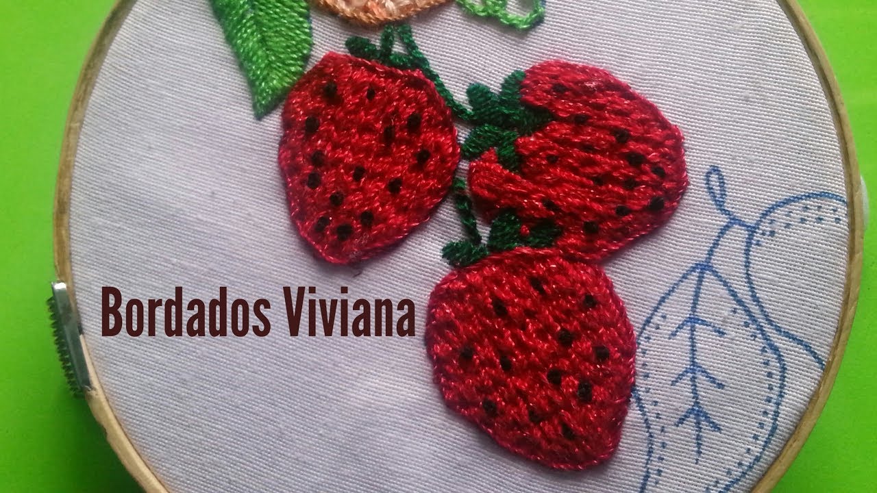 Bordado fantasía FRESA #4