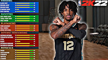THE BEST JA MORANT BUILD IN NBA 2K22 NEXT GEN | BEST PG BUILD W/ CONTACT DUNKS