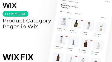 Creating Product Category Pages in Wix | Wix Fix