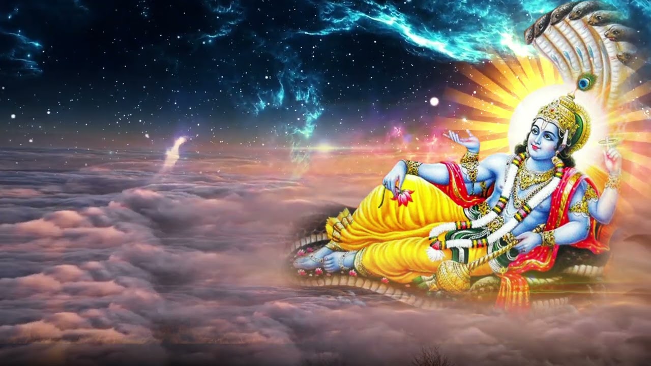 LORD VISHNU BHAGVAN DEVOTIONAL CROMA BACKGROUND 2022