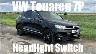 VW Touareg 7P Headlight Switch Removal - How To DIY Guide