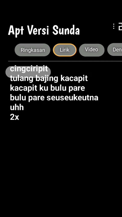 APT VERSI SUNDA #FWP #foryou #apt#viral
