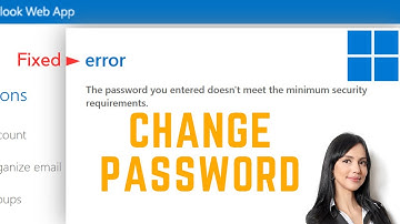 Fix "Password Does Not Meet Minimum Security Requirements" FAST!
