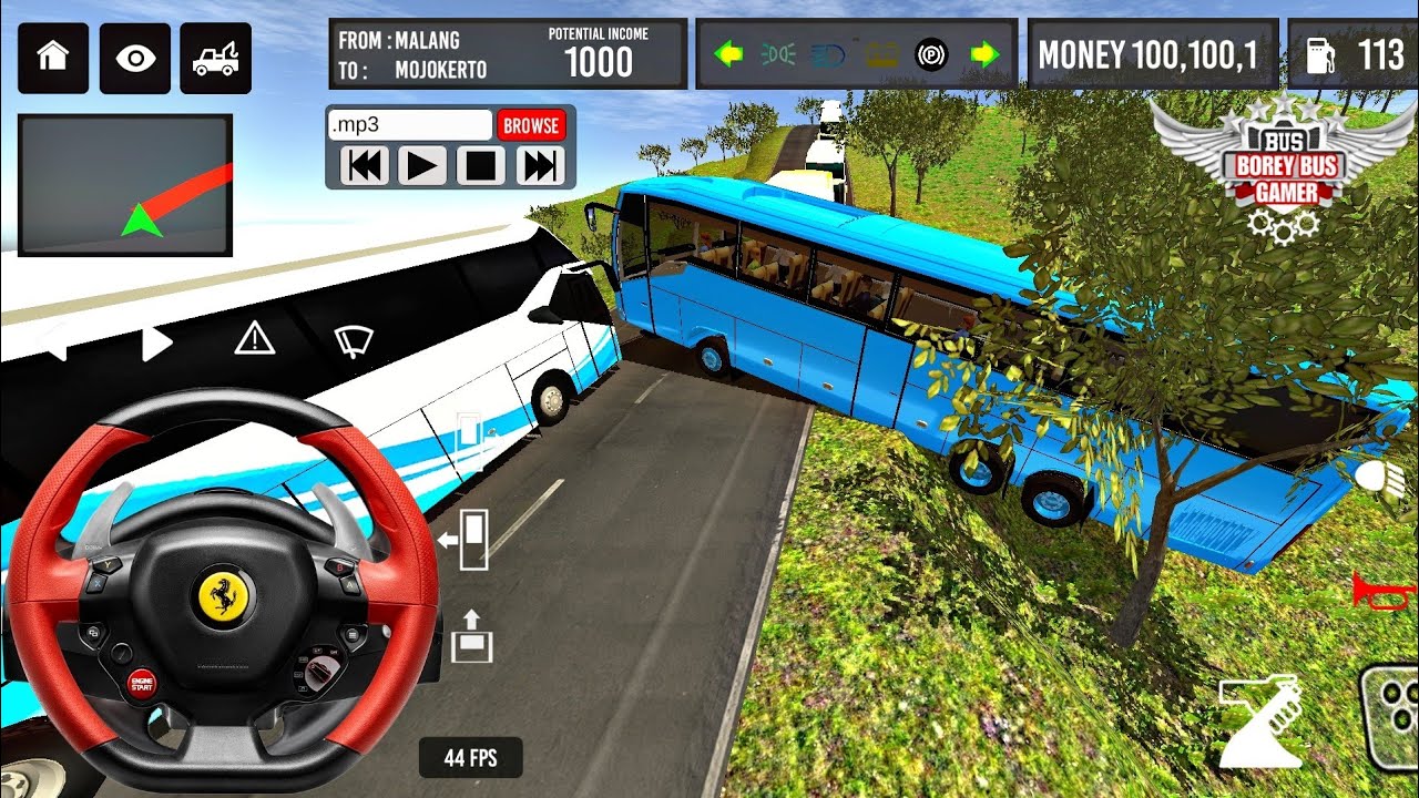 Indonesia Coach bus driving | Euro bus simulator 2025 Android gameplay