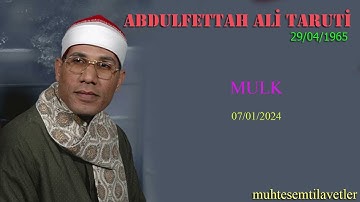 Abdulfettah Ali Taruti - Mulk 07/01/2024   عبدالفتاح علي الطاروطي سورة الملک