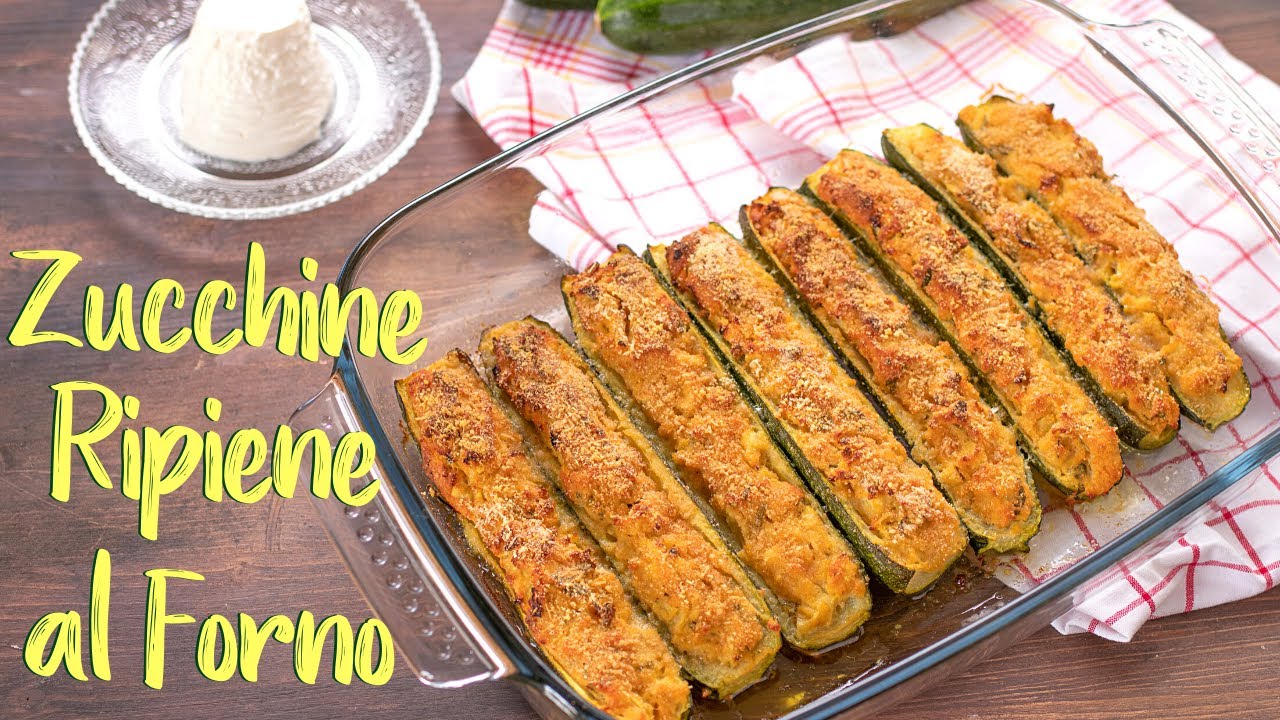 ZUCCHINE RIPIENE AL FORNO Ricetta Facile - Fatto in Casa da Benedetta