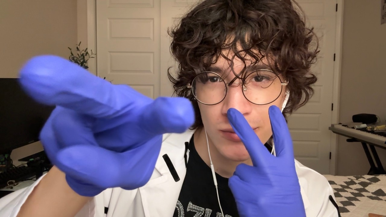 ASMR-обследование черепных нервов (мягкая речь) 🩺💤