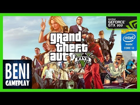 Grand Theft Auto V - test BENCHMARK - ASUS GEFORCE GTX 950 & i3-4170