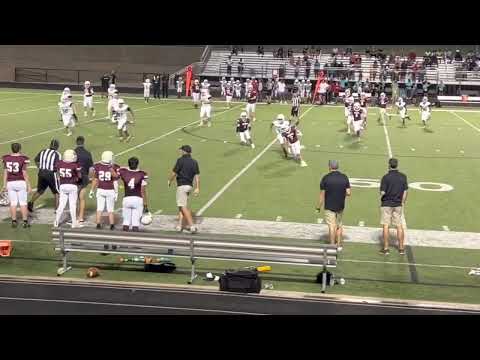 Landen Calais WR/S  Crownover Middle School Pick 6 Touchdown