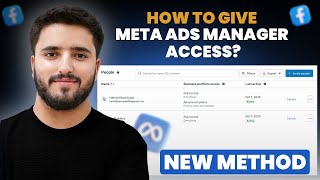 How To Give Access To Facebook Ads Manager Account | Give Access to Meta Ads Manager | Tutorial