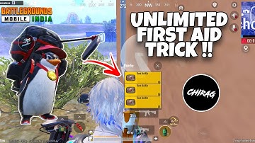😱 UNLIMITED FIRST AID HEAL BATTLE IN BGMI 4.1 UPDATE🔥SOLO CONQUEROR TIPS AND TRICKS✅