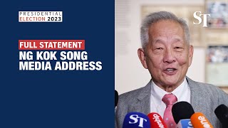 [FULL] Ng Kok Song’s remarks to media after nomination proceedings