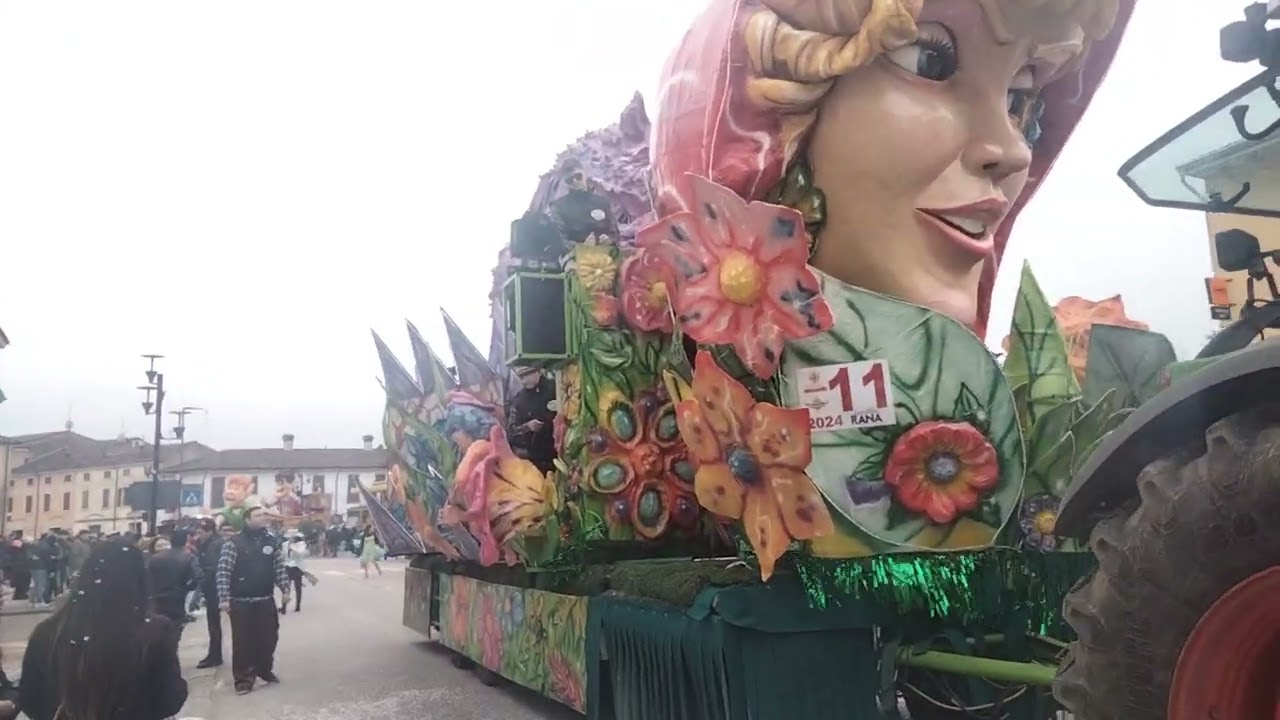 carnevale di castelbelforte MN 2024 parte 4 sfilata degli ultimi carri allegorici