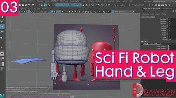 03_Modeling The Robot_Part3 (Hand & Leg) 70