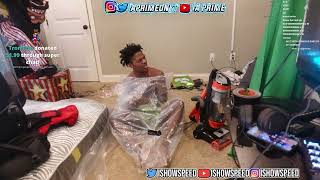 Ishowspeed Tries Vacuum Challenge Then This Happens...