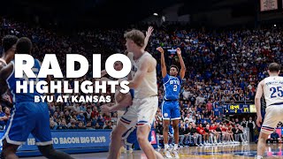 BYU at Kansas | Radio Highlights | February 28, 2024