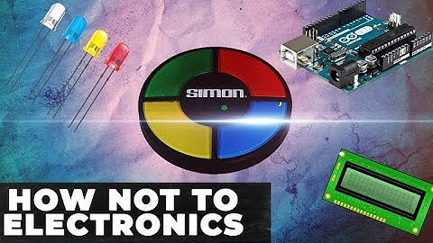 I made Simon Game || How not to electronics