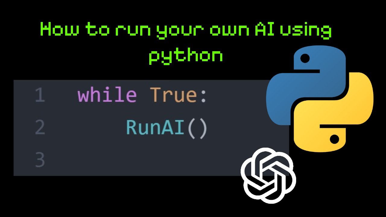How to make an AI using python - YouTube