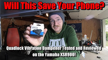 Will This Save Your Phone? Quadlock Vibration Dampener Tested and Reviewed on the Yamaha XSR900!