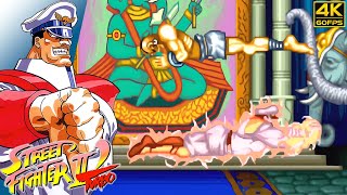 Street Fighter II Turbo: Hyper Fighting  M. Bison (Arcade / 1992) 4K 60FPS