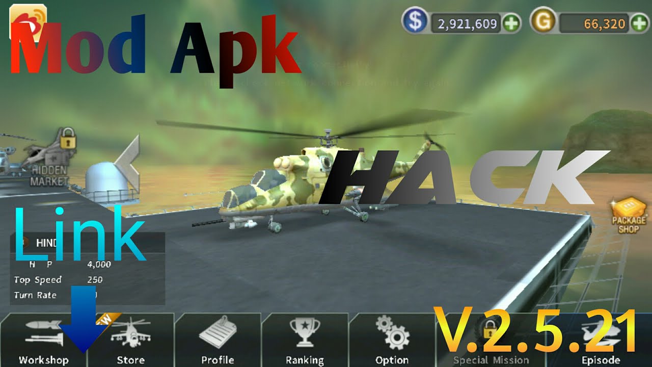 gunship battle apk mod