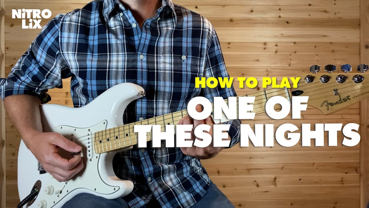One Of These Nights | Eagles | Guitar Lesson (Rhythm/Lead)