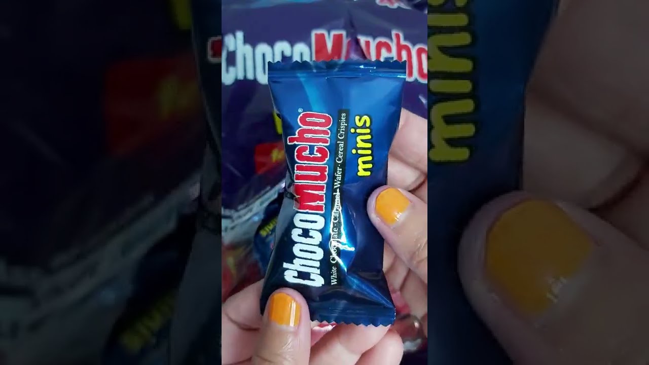 ChocoMucho Minis White Chocolate Caramel Wafer Cereal Crispies Mouth Watering Shorts