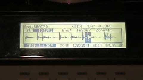 AKAI MPC2000XL samples edt  in zone