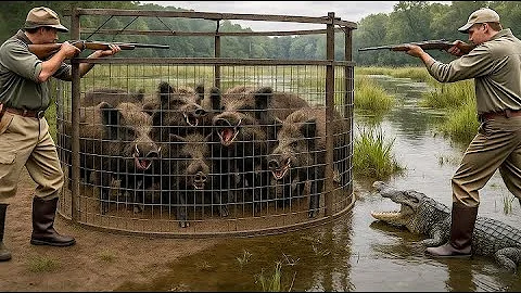 This Is How Texas Farmers Trap Wild Boars Like Pros