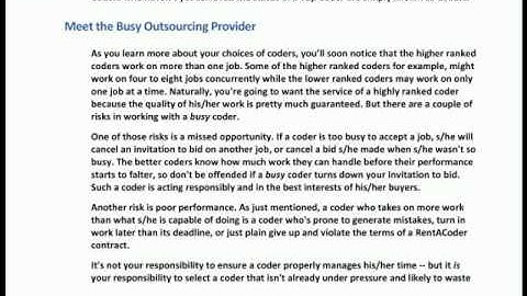 Introducing Rentacoder (Part 2)