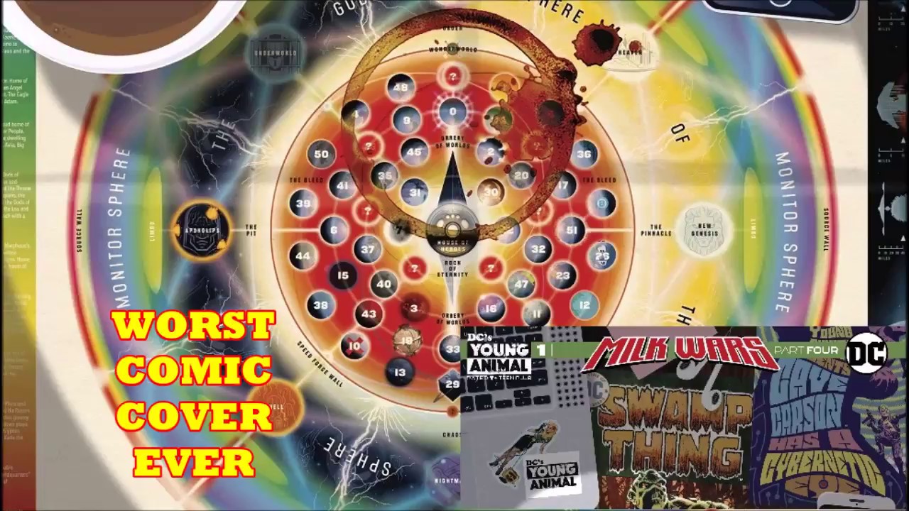 SWAMP THING & CAVE CARSON THIS CHAPTER OF THE MILK WARS COMIC BOOK CROSSOVER GETS $#!+ DONE