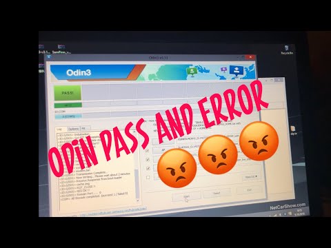Odin says PASS but after rebooting Galaxy says Error