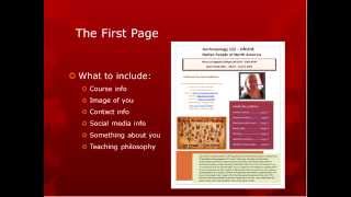 Creating an Online Interactive Syllabus (OTC14)