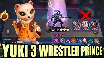 YUKI 3 PRINCE WRESTLER SYNERGY 🔥 BEST COMBO | MAGIC CHESS BEST SYNERGY,COMBO TERKUAT