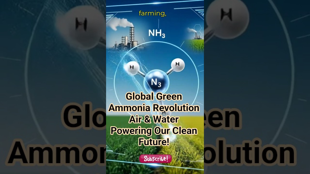 Global Green Ammonia Revolution: Air & Water Powering Our Clean Future! 🌱 | 