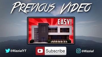 Rizzial! Minecraft How To Build A Small Modern House Tutorial #14