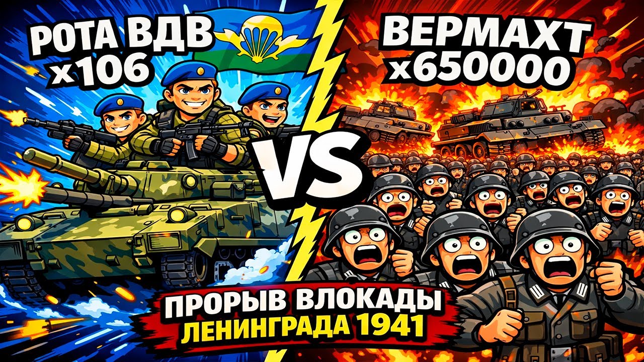 ЧТО ЕСЛИ РОТА ДЕСАНТНИКОВ с БМД-4М попала в БЛОКАДНЫЙ ЛЕНИНГРАД в 1941?