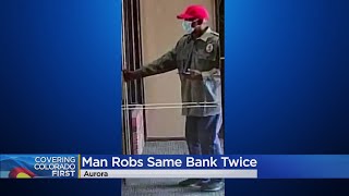 Bank robber targets Commerce Bank in Aurora twice in 2 days