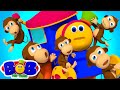 Five little Monkeys | Nursery Rhymes & Kids Songs | Children's Music | Baby Cartoon by Bob The Train