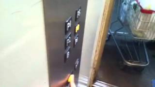 Jakarta, Plaza Senayan: Mitsubishi Traction Service Parking Elevator