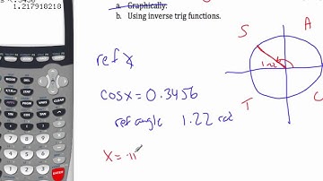 IB Maths - Solving Trigonometric Equations with Inverse Trig Functions GDC