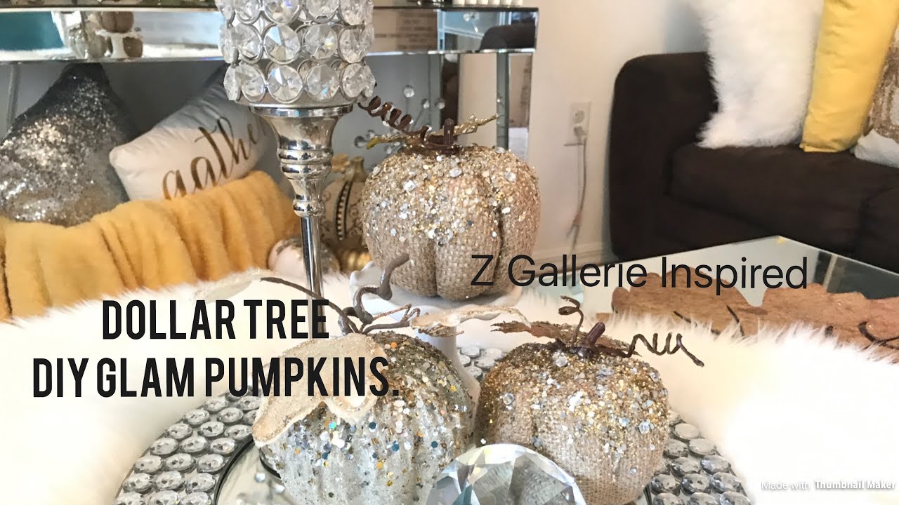 Dollar Tree Diy Glam Pumpkins Z Gallerie Inspired You Dollar Tree Diy Glam Pumpkins Z Gallerie Inspired