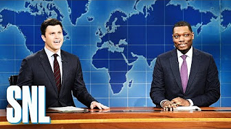 SNL Colin & Host switch Jokes - YouTube